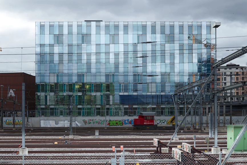 immeuble facade verre