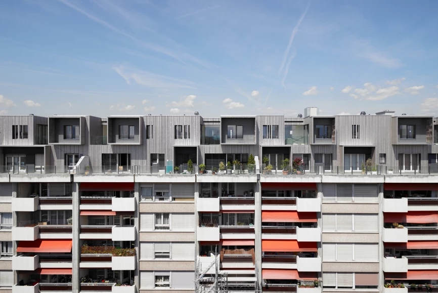surelevation immeuble logements architecte