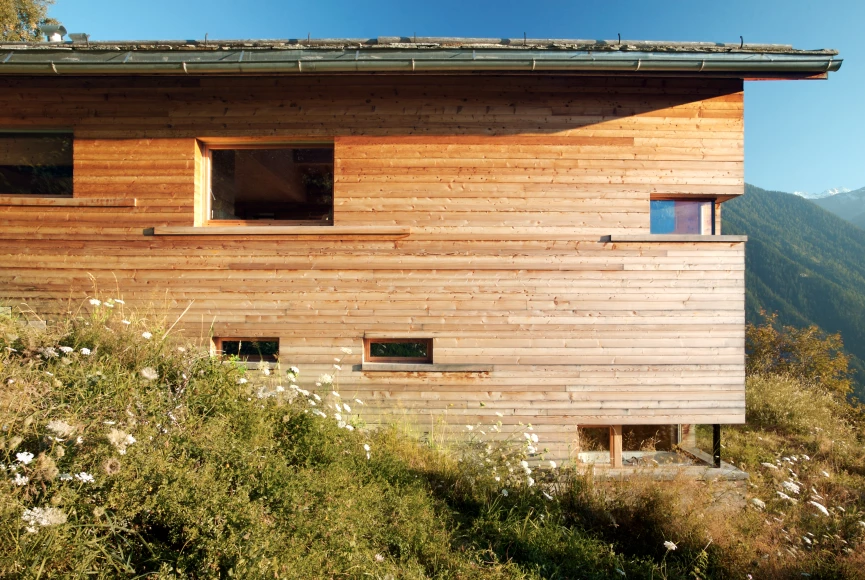 chalet bois montagne architecte suisse
