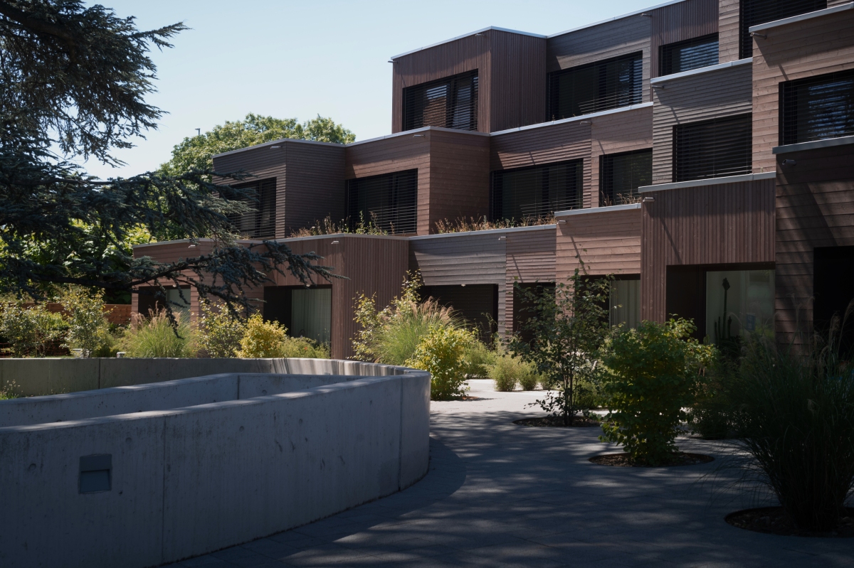 facade cour cèdre cedar housing fdmp architectes