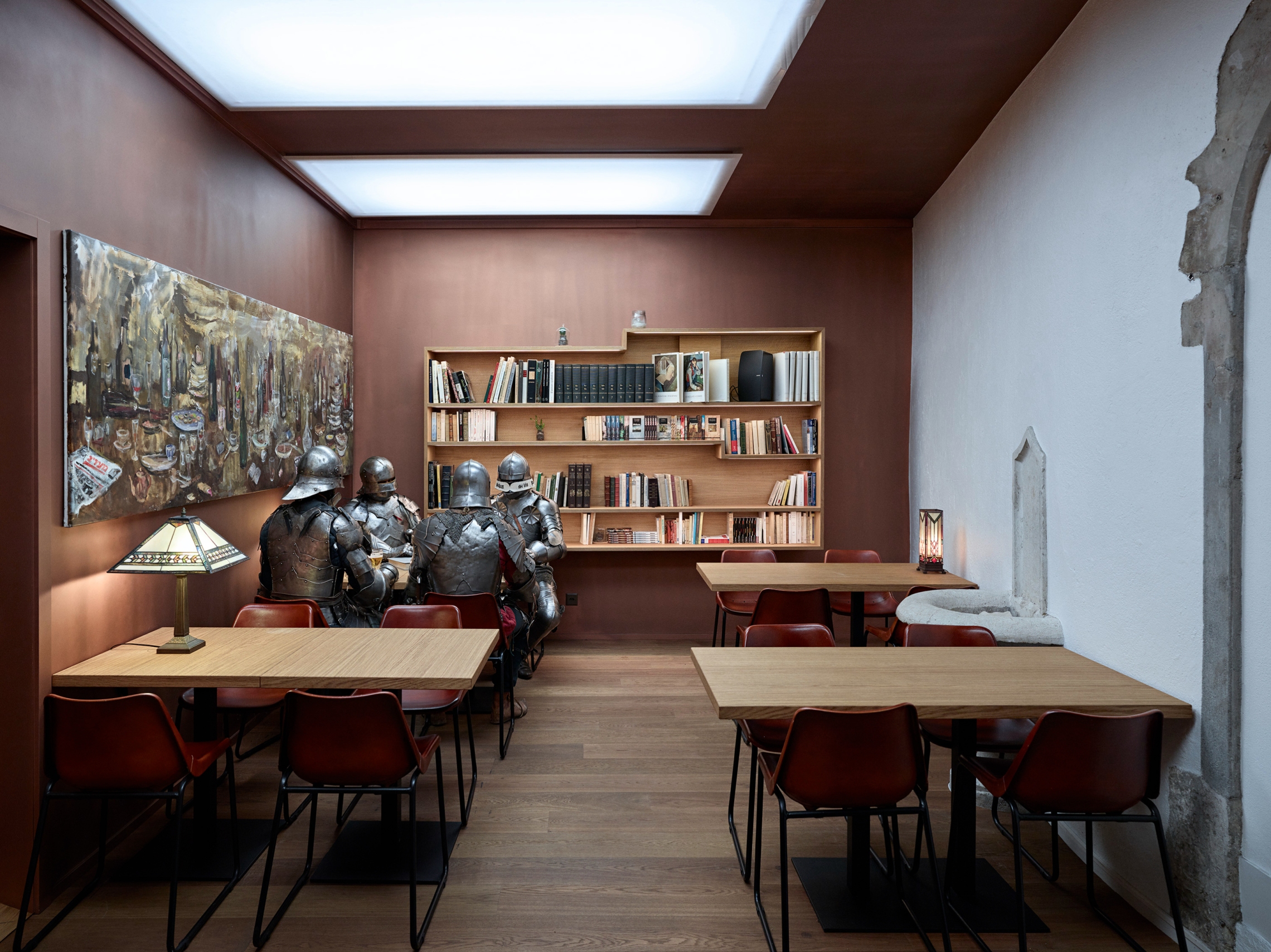 renovation bar cafe salle lecture