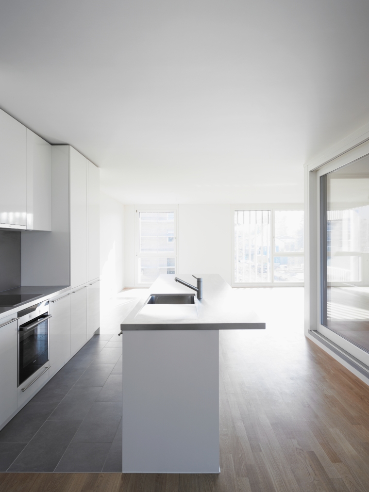 Vue intérieure d'un appartement FdMP architectes Group8